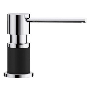 BLANCO LATO Black/chrome